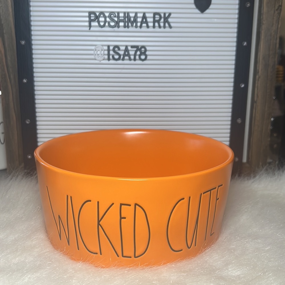 RAE DUNN WICKED CUTE DOG BOWL